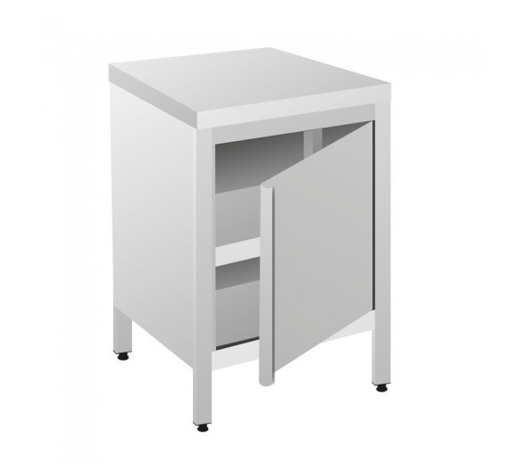 Arbejdsskab af rustfrit stål 700 x 800 PRO