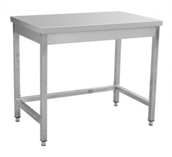 Arbejdsbord af rustfrit stål 1100 x 600 Standard