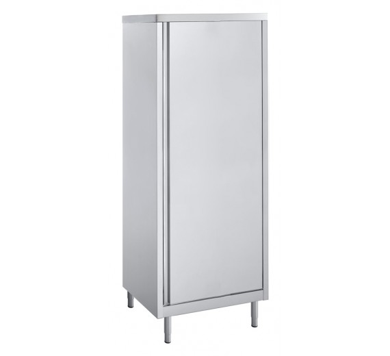 Serviceskab af rustfrit stål 600 x 600 PRO