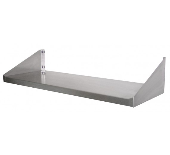 Vægbord af rustfrit stål 100x20 ECO