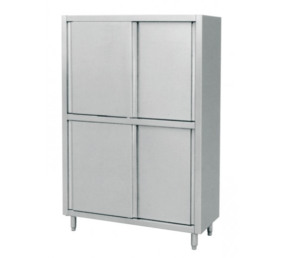 Serviceskab af rustfrit stål 1600 x 600 ECO