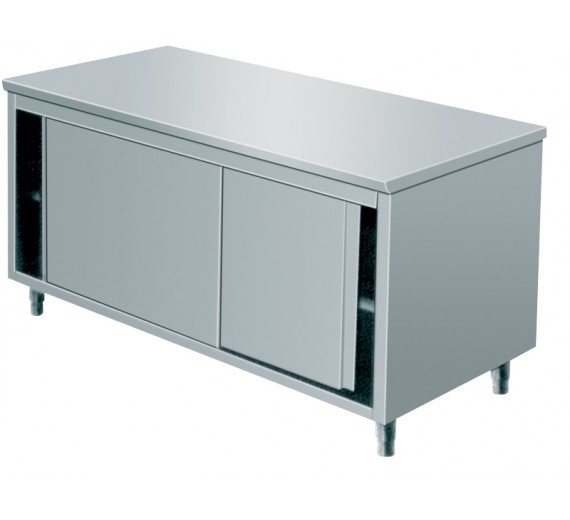 Arbejdsskab af rustfrit stål 1000 x 600 ECO