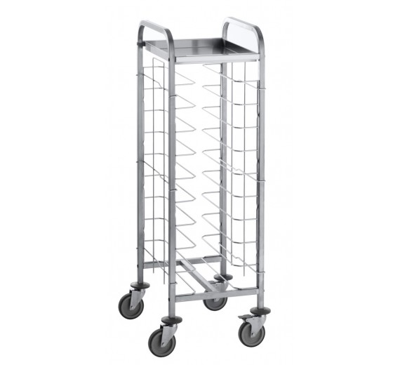 Bakkevogn til 10 serveringsbakker 530x370mm