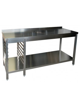 Arbejdsbordafrustfritstl2500x800medbagkantogstiktilGN11ivenstreside-20