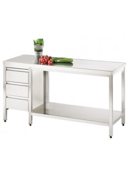 Arbejdsbordafrustfritstl2200x800PROmedskuffeivenstreside-20