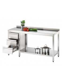 Arbejdsbordafrustfritstl2400x800PROmedskuffeivenstresideogbagkant-20