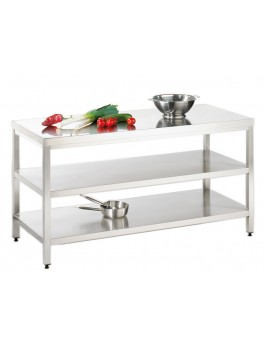 Arbejdsbordafrustfritstl900x700PROmed2hylder-20