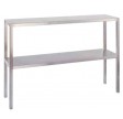 Påsætningsbord af rustfrit stål 1500 x 400 PRO med 2 hylder