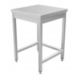 Arbejdsbord af rustfrit stål 700 x 700 ECO
