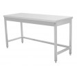 Arbejdsbord af rustfrit stål 2000 x 600 Standard